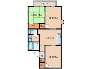 むらもとハイツの物件間取画像